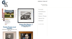 Desktop Screenshot of georgekrevskygallery.com